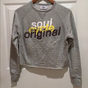 Gray SoulCycle sweatshirt XS